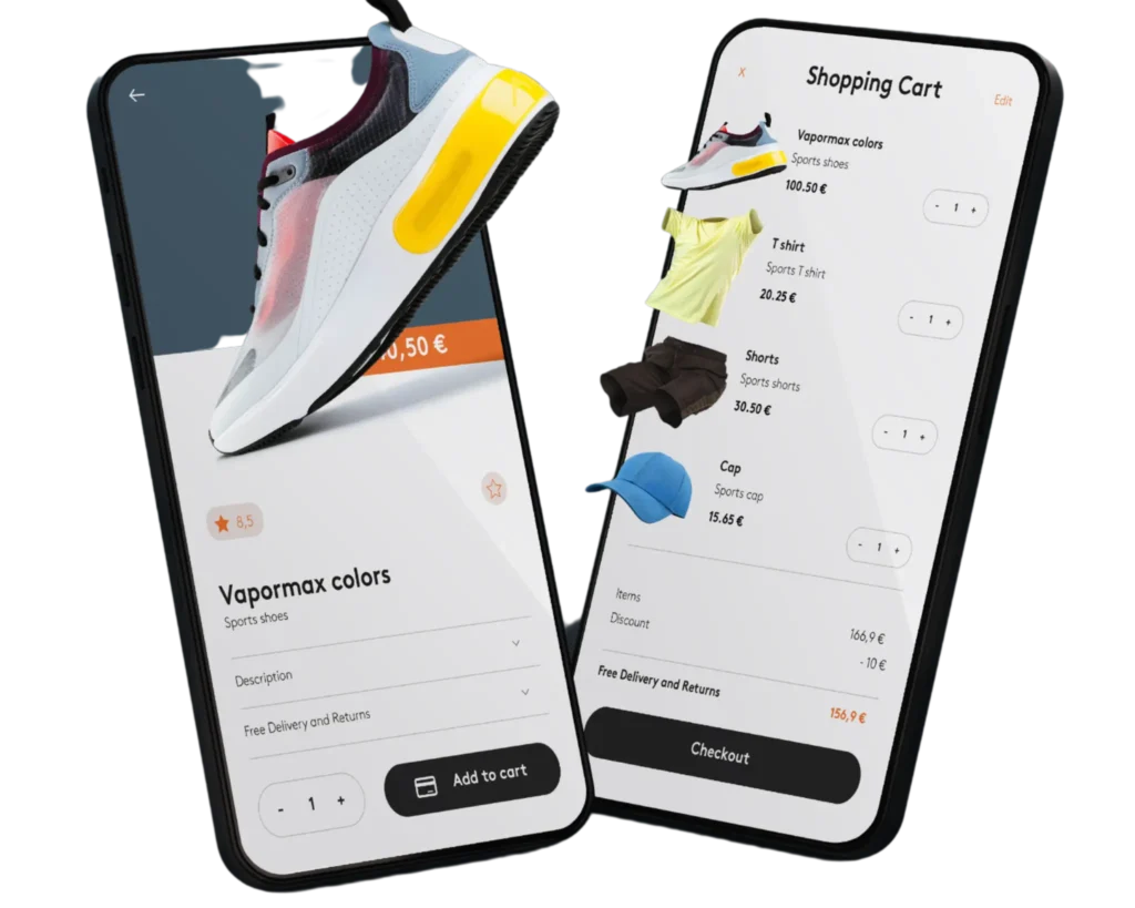 Custom mobile app design by Omnifuse USA